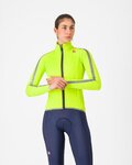 CASTELLI chaqueta impermeable - ULTRA W RAIN CAPE - verde