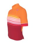 CASTELLI jersey de manga corta - SQUADRA GUEST DESIGNER A019 - naranja/rojo