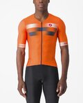 CASTELLI jersey de manga corta - FREE SPEED 2 RACE - naranja/azul