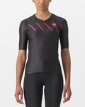 CASTELLI jersey de manga corta - FREE SPEED 2W RACE - negro/rosa