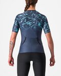 CASTELLI jersey de manga corta - FREE SPEED 2W RACE - azul/turquesa