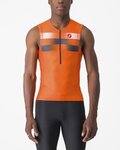 CASTELLI maillot sin mangas - FREE TRI 2 - naranja/azul