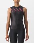 CASTELLI maillot sin mangas - FREE W TRI - negro/rosa