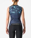 CASTELLI maillot sin mangas - FREE W TRI - azul/turquesa