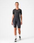 CASTELLI monos - CORE TRI W SUIT SHORT SLEEVE - negro