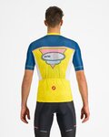 CASTELLI jersey de manga corta - #GIRO107 OROPA - amarillo/azul