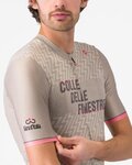 CASTELLI jersey de manga corta - GIRO COLLE DELLE FINESTRE - beige