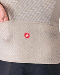 CASTELLI jersey de manga corta - GIRO COLLE DELLE FINESTRE - beige