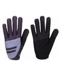 BBB guantes de dedos largos - LITEZONE - gris/negro