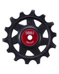 BBB poleas para la palanca de cambios - ROLLERBOYS CERAMIC 12T, 14T - rojo/negro
