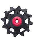 BBB poleas para la palanca de cambios - ROLLERBOY CERAMIC 12T SR - rojo/negro