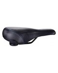 BBB sillín - COMFORTPLUS RELAXED LEATHER 205MM - negro