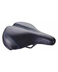 BBB sillín - COMFORTPLUS UPRIGHT LEATHER 225MM - negro