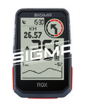 SIGMA SPORT tacómetro - ROX 4.0 HR SET - negro