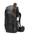 VAUDE mochila - ASYMMETRIC 42+8 - negro