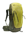 VAUDE mochila - ASYMMETRIC 42+8 - verde/amarillo