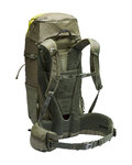 VAUDE mochila - ASYMMETRIC 42+8 - verde/amarillo