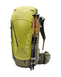 VAUDE mochila - ASYMMETRIC 42+8 - verde/amarillo