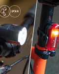 SIGMA SPORT juego de luces - AURA 30 - rojo/negro