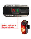 SIGMA SPORT juego de luces - AURA 60 - rojo/negro