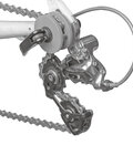 SUPER B soporte - CHAIN KEEPER TOOL TB-CH10 - naranja/negro