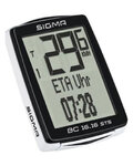SIGMA SPORT tacómetro - BC 16.16 STS - blanco/negro