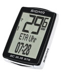 SIGMA SPORT tacómetro - BC 16.16 STS CAD TOPLINE 016 - blanco/negro