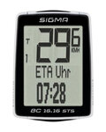 SIGMA SPORT tacómetro - BC 16.16 STS CAD TOPLINE 016 - blanco/negro