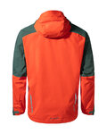 VAUDE chaqueta impermeable - MOAB RAIN  - verde/rojo