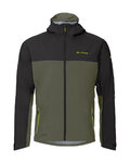 VAUDE chaqueta impermeable - MOAB RAIN  - verde/negro