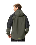 VAUDE chaqueta impermeable - MOAB RAIN  - verde/negro