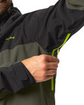 VAUDE chaqueta impermeable - MOAB RAIN  - verde/negro