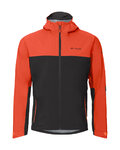 VAUDE chaqueta impermeable - MOAB RAIN  - rojo/negro