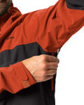 VAUDE chaqueta impermeable - MOAB RAIN  - rojo/negro