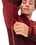 VAUDE chaqueta impermeable - MOAB RAIN  - rojo/granate