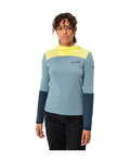 VAUDE maillot de invierno de manga larga - TREMALDO - azul claro/azul/amarillo