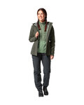 VAUDE chaqueta impermeable - YARAS 3in1 - verde