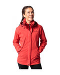 VAUDE chaqueta impermeable - ROSEMOOR 3in1 - rojo