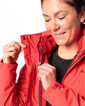 VAUDE chaqueta impermeable - ROSEMOOR 3in1 - rojo