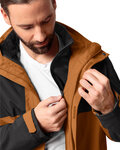 VAUDE chaqueta impermeable - ROSEMOOR 3in1 - marrón/negro