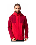VAUDE chaqueta impermeable - ROSEMOOR 3in1 - rojo