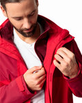 VAUDE chaqueta impermeable - ROSEMOOR 3in1 - rojo
