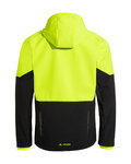 VAUDE chaqueta cortaviento - QIMSA SOFTSHELL - negro/amarillo