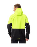 VAUDE chaqueta cortaviento - QIMSA SOFTSHELL - negro/amarillo