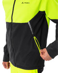 VAUDE chaqueta cortaviento - QIMSA SOFTSHELL - negro/amarillo