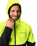 VAUDE chaqueta cortaviento - QIMSA SOFTSHELL - negro/amarillo