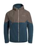 VAUDE chaqueta cortaviento - QIMSA SOFTSHELL - marrón/azul