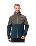 VAUDE chaqueta cortaviento - QIMSA SOFTSHELL - marrón/azul