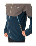VAUDE chaqueta cortaviento - QIMSA SOFTSHELL - marrón/azul