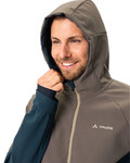VAUDE chaqueta cortaviento - QIMSA SOFTSHELL - marrón/azul